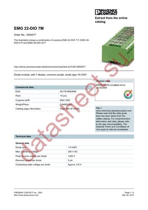 2950077 datasheet  